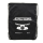 Retro-Sportbeutel - schwarz, mit Kordelzugverschluss - Material: 210D-Polyester - mit Aufdruck: Schwalbe und Frontmotiv